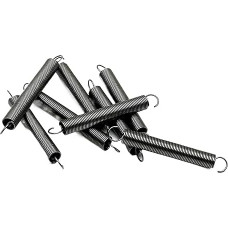 Öffnungshaken for Dehnen und Zurückziehen der Schraubenfeder, Stahldrahtdurchmesser 0,8 mm, Außendurchmesser 4,5/6/7/7/8/10 mm, Länge 15-300 mm(120mm,OD8(5vnt))
