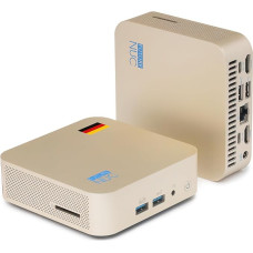 Lux Intel Core-i5 13th Gen - NUC13 Lux PC - 10 branduolių, iki 4,6 GHz - 16 GB RAM, 512 GB SSD - WiFi 6E, TB 4, BT 5.3 - Windows 11 Pro - Mini mikro stalinis kompiuteris namams ir verslui