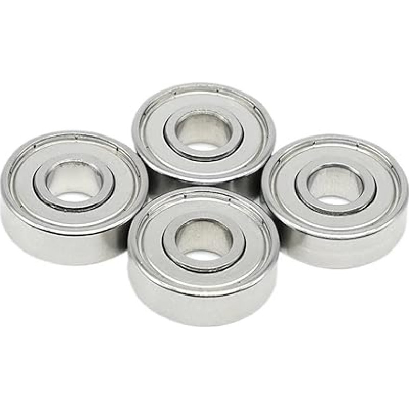 2 vnt. 608ZZ aukštos temperatūros guolis 8 x 22 x 7 mm 500 laipsnių Celsijaus rutulinis guolis
