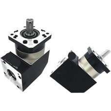 Planetos greitintuvai su raudonuoju jungikliu Ecke Planetengetriebe 100/110/130 mm für Nema42 Nema52 1/1,5/2/3 kW Dreiphasen-Schrittmotor und Servomotoren (vienspalvis, greičio santykis 50:1)