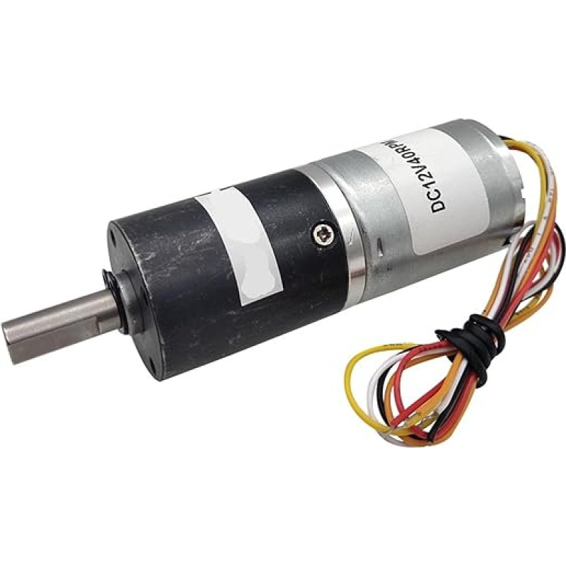 Bürstenloser Planetengetriebemotor DC 12 V 24, einstellbare Geschwindigkeit umkehrbar, Überlastschutz und integrierter Kurzschlussschutz (Schaftdurchmesser 4 mm, 24 V, 375 U/min, 2,5 kgf.cm)