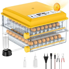 Fully Automatic Incubator for 120 Eggs, Duck Eggs, Other Bird Eggs, with Automatic Egg Turning, Automatic Humidification, Moisture Display