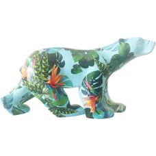 Parastone Eisbär (Ours Blanc) S - Museum Shop Collection - H: 11 cm, Francois Pompom skulptūra, spalva: Tropical Pattern