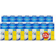 Milram Whipped Cream 1L UHT - At Least 30% Fat - Ultra High Heating & Long Lasting - 1, 3, 6, 12 Supply Pack + minafood Notepad (1, 1L)