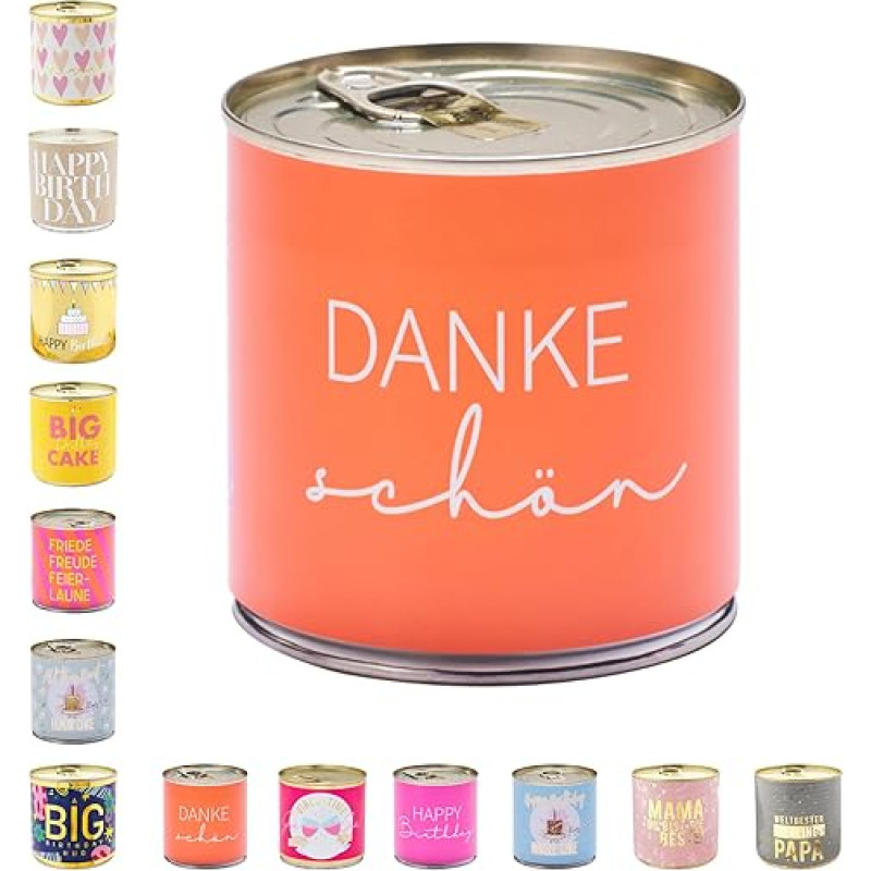„Cancake“ – originalus tortas skardinėje su auksine žvakute – puiki dovana gimtadieniams ir ypatingoms progoms (Ačiū, „Neon Orange“, „Brownnie“)