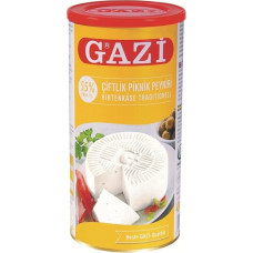 Gazi Hirtenkäse traditionell - 1x 800g Dose - Beyaz Peynir Kuh-Käse mit 55% Fett i.Tr., aus 100% Kuhmilch, für Snacks, Brote, Backwaren und Salate, intensiver und leicht cremiger Geschmack