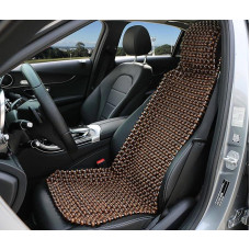 ExcelLife Natural Wood Beaded Seat Cover Massaging Cool Cushion for Car Truck