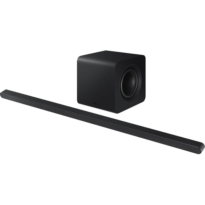 „Samsung“ garso juosta HW-S800D/ZF – itin plonas dizainas, „Dolby Atmos Wireless“, „Q-Symphony“, 3.1.2 kanalai ir „SpaceFit Sound Pro“ [Šalies versija, prancūzų kalba]