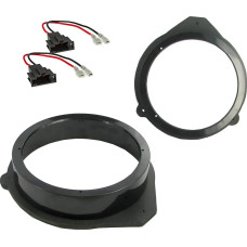„Sound Way“ 6,5 colių automobilių garsiakalbių montavimo rinkinys – garsiakalbių adapteriniai žiedai ir tvirtinimo laikikliai tam tikriems automobilių modeliams, durų garso adapteriniai žiedai