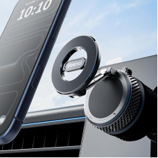 Magnetinis mobiliojo telefono laikiklis automobiliui, suderinamas su „MagSafe“, pasukamas 360° | Mobiliojo telefono laikiklis su vakuumine siurbtuvėle, [su 17 magnetais], skirtas montuoti ant priekinio stiklo ar prietaisų skydelio, suderinamas su „iPhone 