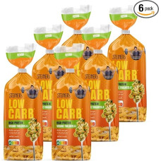 „STEINER“ mažai angliavandenių ir daug baltymų turinčios tagliatelle, 95 % mažiau angliavandenių, 49 g baltymų, gausios ląstelienos, („STEINER“ daug baltymų turinčios tagliatelle, 6 x 250 g)
