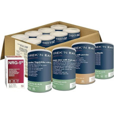1 Month Package with Meat | 30 Tage Notvorrat für 1 Person | Vegetarisch | 15 Jahre haltbar | Natürliche Zutaten | Vegetarischer Langzeit-Notvorrat