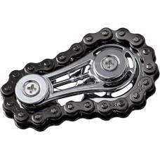 „Chain Gear Spinner Fidget“ – dviračių grandinės krumplių suktukas-žaislas vertinimui | Kišeninio dydžio streso mažinimo priemonė, tvirtos konstrukcijos, elegantiška, skirta vyrams, suaugusiems, vaikams, paaugliams ir berniukams