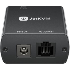 JetKVM DC Power Control Extension: Remote DC Power On/Off for Jet KVM | BIOS power control and restart for DC PCs, JetKVM accessories, 9-20V max. 5A, USB-C power pass-through