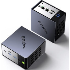 GMKtec EVO-X1 Pro AI mini kompiuteris su AMD Ryzen AI 9 HX 470 procesoriumi (atnaujintas iš HX 370), 64 GB DDR5 RAM, M.2 PCIe 4.0 x4 1 TB SSD, Mini žaidimų kompiuteris su 890M vaizdo plokšte | OCuLink | 2,5G LAN x2 | „Wi-Fi 7“ | USB 4.0