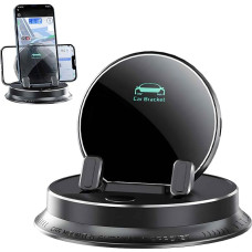 Automobilinis mobiliojo telefono laikiklis, montuojamas ant prietaisų skydelio, 360° pasukamas automobilinis laikiklis, universalus automobilinis laikiklis, skirtas išmaniesiems telefonams, „iPhone“, „Samsung“ ir „Huawei“