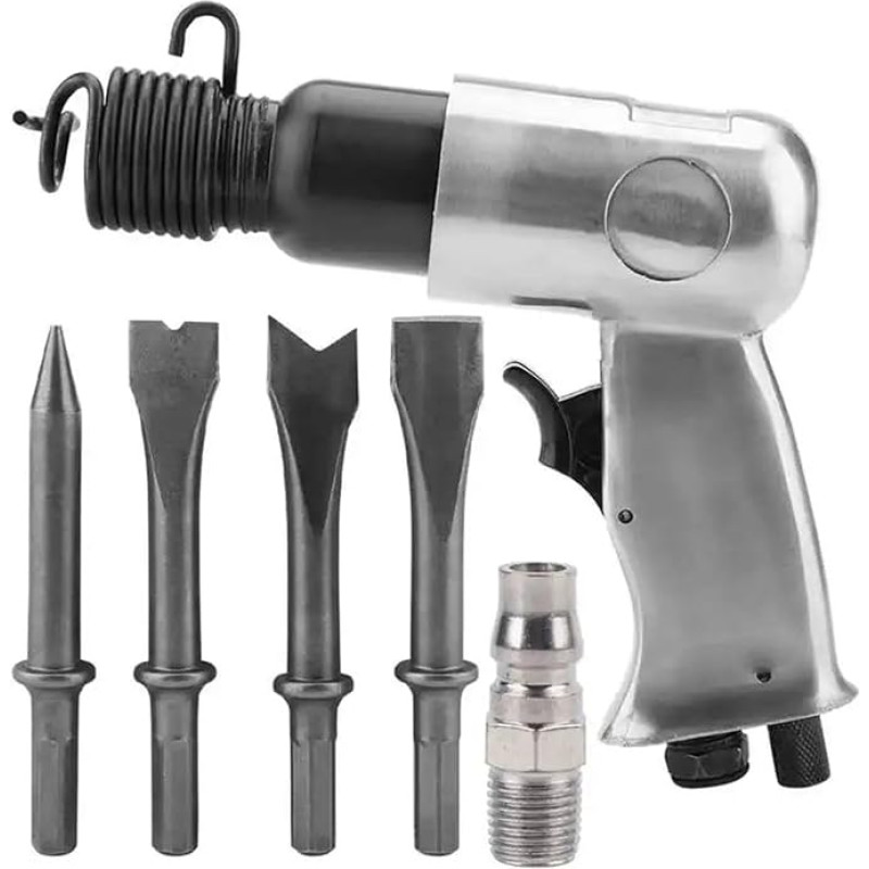 Industriehammer, leistungsstarker Griff, gerader Meißel, pneumatischer Hammer, Schaufelwerkzeug, pneumatisches Werkzeug Schweißen, Entgraten