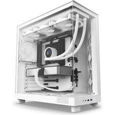 NZXT H6 Flow „Compact“ dviejų kamerų korpusas, matinis
