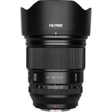 „VILTROX“ 75 mm f/1,2 F1,2 PRO objektyvas su automatiniu fokusavimu, skirtas „Sony E-Mount“ ultra plačiakampiam APS-C fiksuoto židinio nuotolio objektyvui, suderinamas su „Sony E-Mount“ veidrodinių fotoaparatų serijomis: A7M/R/S, A7CC, A9, A1, A6x00, FS5
