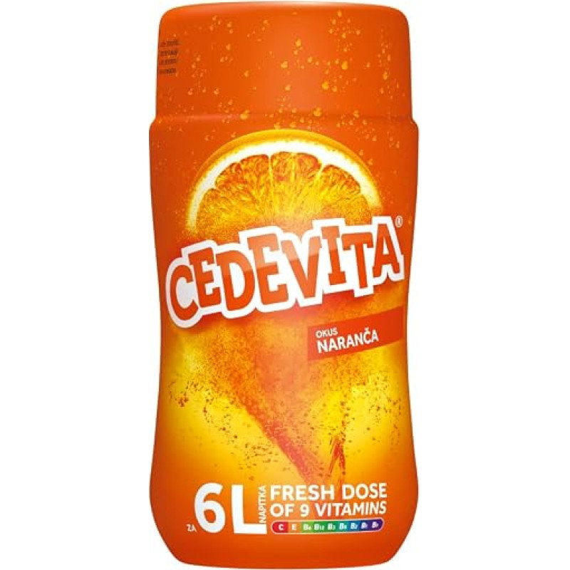 Cedevita Instant Powder Vitamin Drinks (Orange, 455 g)