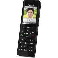 FRITZ! Fon X6 Black | DECT Comfort Phone | HD Telephony with Colour Display
