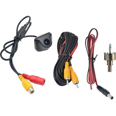 Riloer Car Rear View Camera, Waterproof 3 in 1 Reversing Camera, CMOS Rear View Camera for Car, Truck, Camper with HD Infrared Night Vision, 170° Wide Angle, RCA Connector