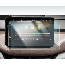 YEE PIN Pack of 2 PET Material Skoda Enyaq iV 2021-2023 2024 13 Inch Screen Protector Navigation Screen Protector Scratch-Resistant Transparent Centre Console Protective Film