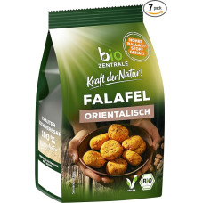 biozentrale Falafel orientalisch | 7x200g | Trockenmischung auf Basis von Kichererbsen | Proteinquelle | hoher Ballaststoffgehalt| vegan | schnell & einfach zubereitet