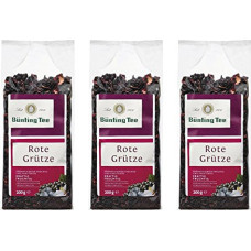 Bünting Red Groats Pack of 3 - Loose Fruit Tea - 3 x 200 g