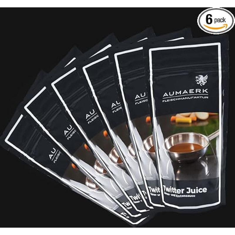 AUMAERK Fleischmanufaktur - Poultry Sauce for Duck and Goose Star Chef Six Pack 