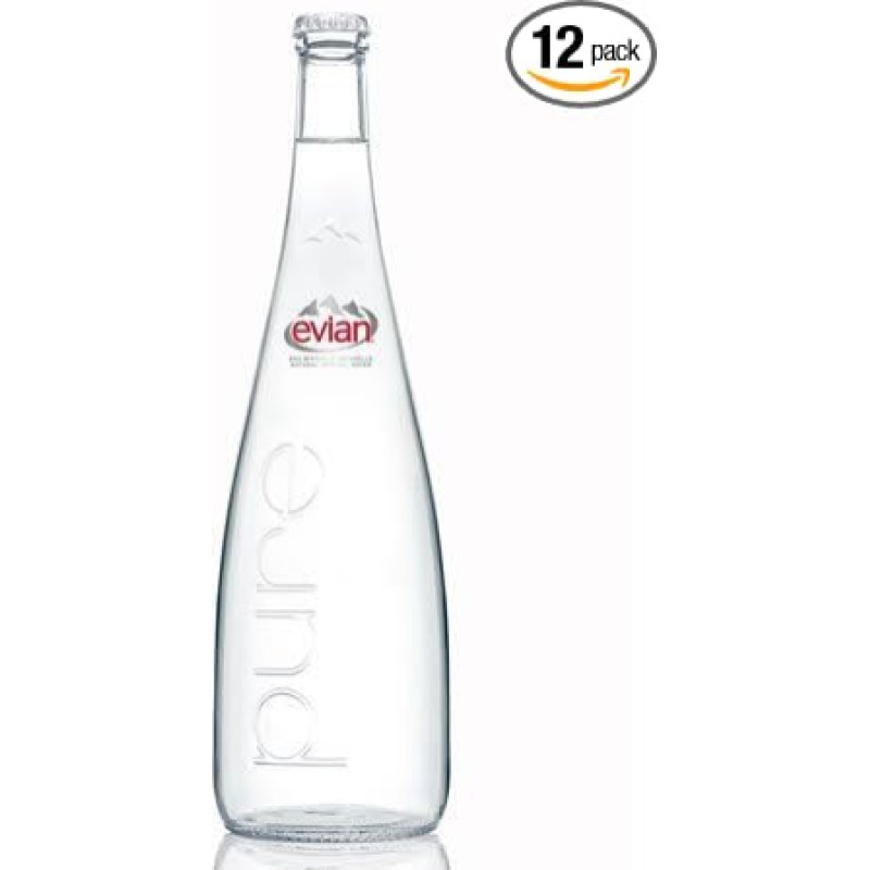 Evian (Evian) Bottle Mineral Water 750 ml Bottle X12
