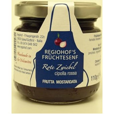 Vaisių garstyčių čatnis Raudonųjų svogūnų garstyčios 110 g Regiohof