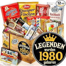 Legendos 1980 - saldainių rinkinys DDR - dovana vyrams Juokinga