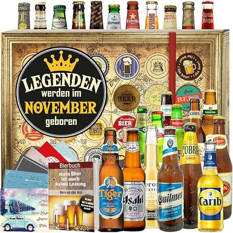 Legenden werden im November geboren/Bier Adventskalender 2024 2025/24 Biere aus der Welt