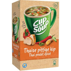 Unilever Thai Chicken Soup Spicy Coup a Soup Bag Soup Cup Soup 21 x 175ml