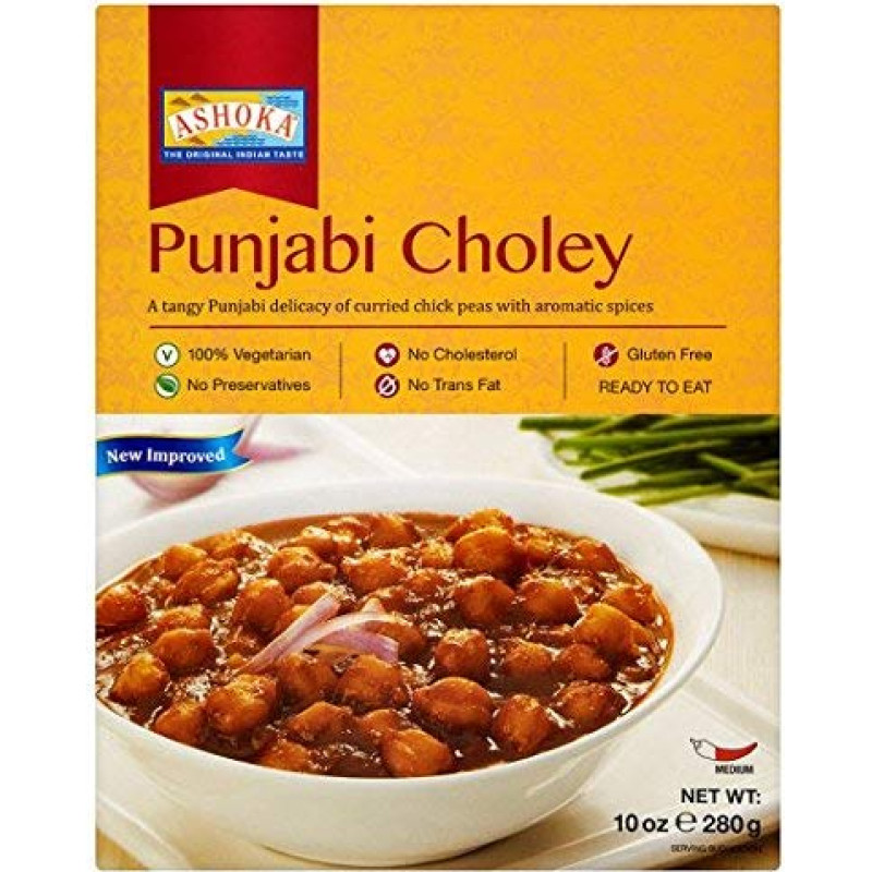 3 x Ashoka Punjabi Choley 280 g Ready Meal