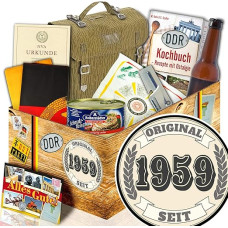 Originalu nuo 1959 m. / NVA DDR produktai / gimtadienio dovanų rinkinys