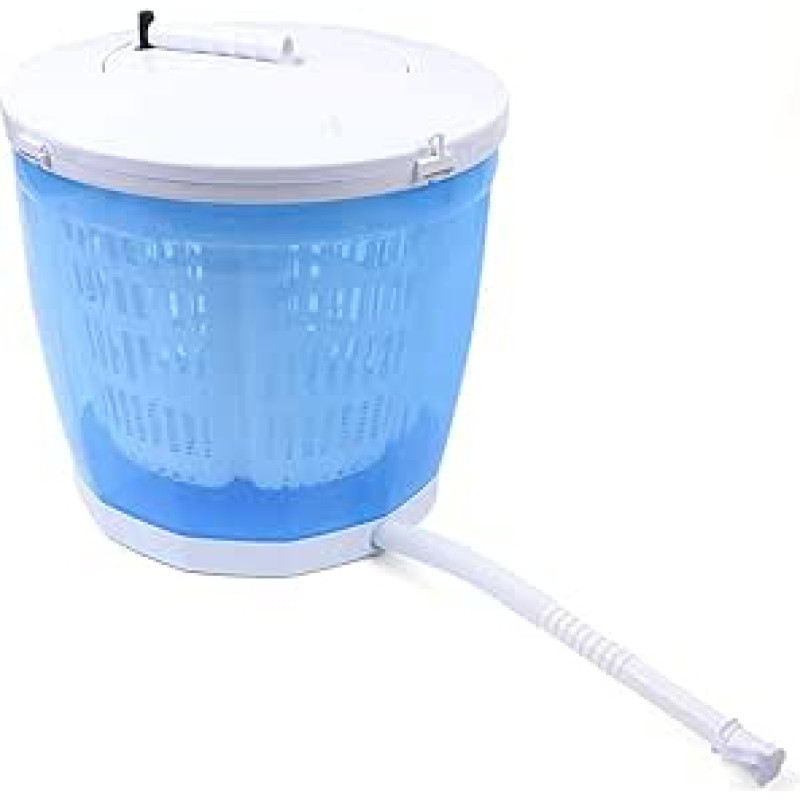 GXLDIANPU Spining Dryer, rankinė džiovyklė, sukamoji svirtis, 2 kg, lengva nešti, greitai sukasi, skirta nameliams ant ratų, kelionėms, neelektrinė