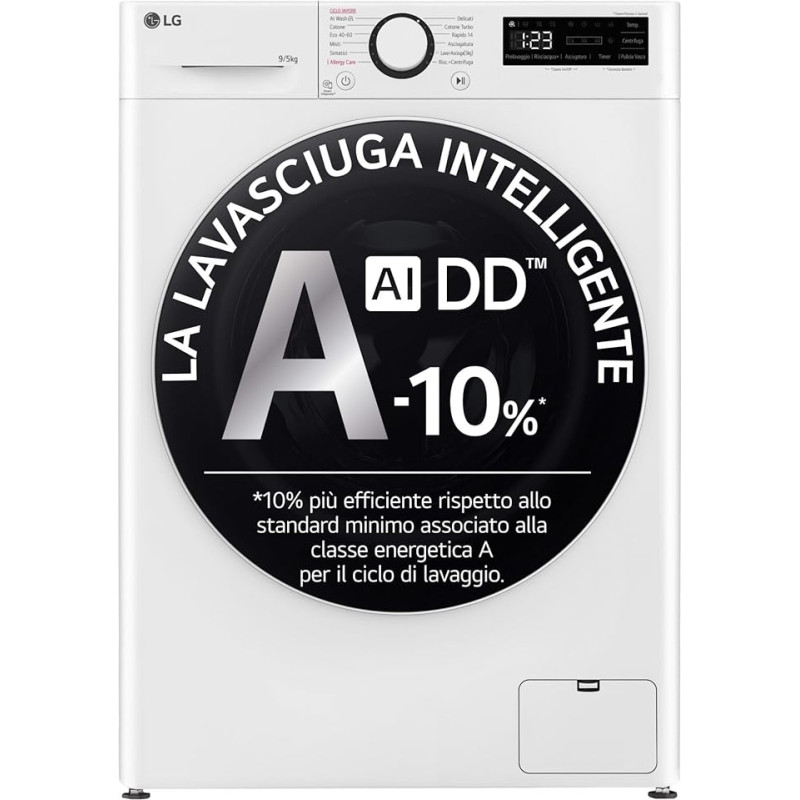 Lavasciuga libera installazione LG AI DD