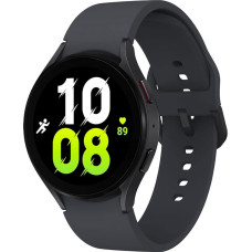 Samsung Galaxy Watch5 Smart Watch, Health Monitoring, Sports Watch, Long Battery Life, 4G, 44 mm, Graphite, Extension 1 Year Warranty [Amazon Excluded] - Version FR