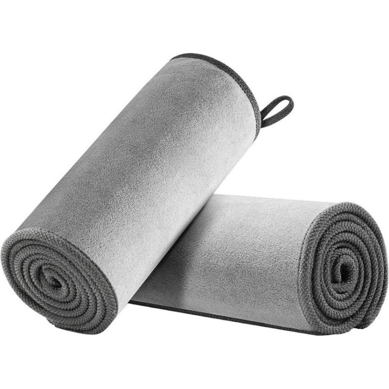 Baseus Mikropluošto rankšluostis automobiliui džiovinti iš mikropluošto 40x40 cm pilkos spalvos - 2 vnt.