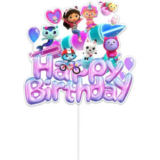 Cartoon Cake Topper, Gimtadienis, Personalizuotas gimtadienis, Tortas Topper, Tortas Topper, Tortas Topper, Gimtadienis, Gimtadienis, Dekoravimas, Dekoravimas, Tortas Dekoracijos, Gimtadienis, Šalis reikmenys Mergaitės Vaikai