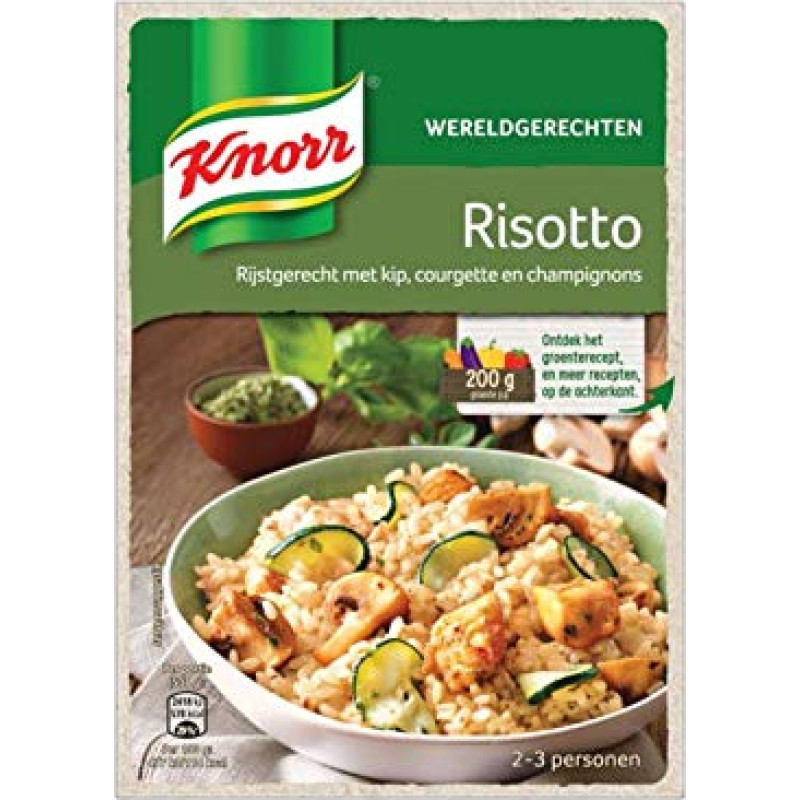 Itališkas rizoto mišinys su prieskoniais | Knorr | Itališkas patiekalas rizotas | Bendras svoris 264 g