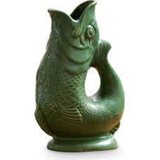 Wade WA967802GRN Stoneware Iconic British Heritage Fish Jug, Made in Stoke-on-Trent, 0.6 L, Forest Green
