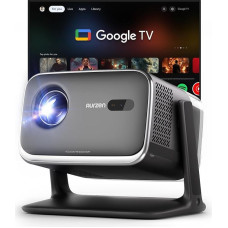 Aurzen Boom Mini 4-in-1 Smart Projector with Google TV, 4K Supports Home Cinema & Outdoor Projector, 20W DoIby Audio, 500 ANSI Projector, ToF Autofocus & Keystone Correction, WiFi/Bluetooth/Mobile