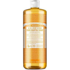 Dr. Bronner's Magic Soaps 18 in 1 Hemp Citrus Orange Pure Castille Soap, 32-O (Japan Import)