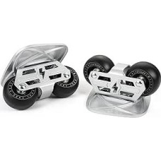 Freeskates Drift Skates with Split Skateboard Design, Aluminium Alloy Wheels with High Elasticity and Double Wheelbase Bracket, Ultimate Freeskates