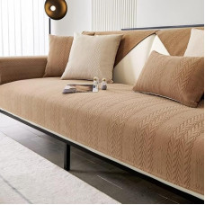 ZOKT sofos dangtelis L formos 1 2 3 4 vietų sofos užvalkalas Neslystantis kampinis sofos užvalkalas Sofos apsauga Sofos užvalkalas Chaki 90 x 120 cm