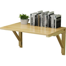 An der Wand montierter Klapptisch für Esszimmer und Küche, Holz | Klappbarer Wandschreibtisch für kleine Räume, Eckcomputertisch, herunterklappbare/hochklappbare Schreibtische für die Arbei