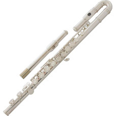 TFL-212 C fleita (2 galvutės) Skersinė fleita lenkta + tiesi galvutė